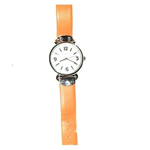 Orange and silver Anne Klein watch